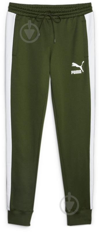 Штани Puma T7 ICONIC TRACK PANTS (S) PT 53948531 р. S зелений - фото 1