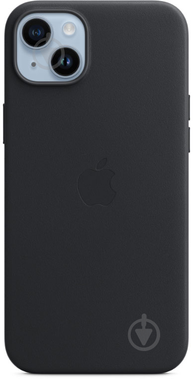 Чохол Apple Leather Case with MagSafe для iPhone 14 Plus midnight(MPP93ZE/A) - фото 1