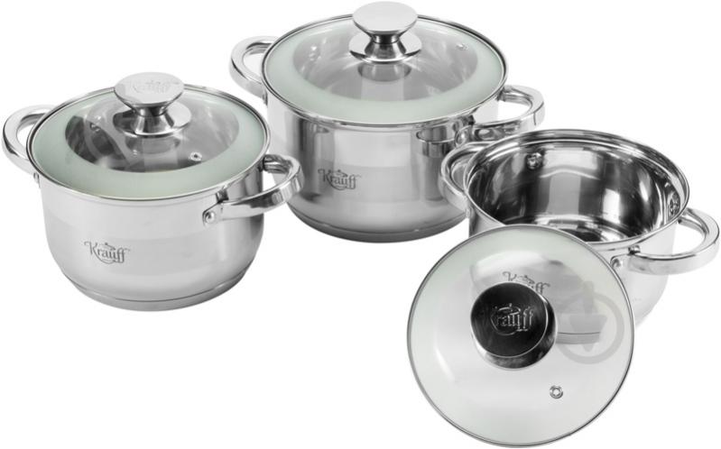 Набір каструль Krauff 6 предметів 26-242-005 - фото 2 Набір каструль Krauff 6 предметів 26-242-005 - фото 2