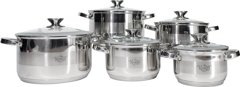 Набір каструль Krauff 10 предметів 26-242-006 - фото 2