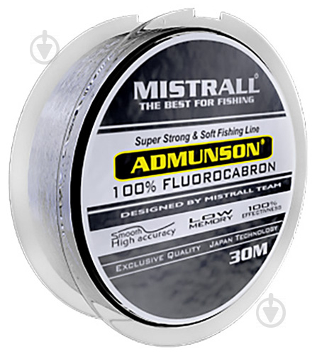 Леска Mistrall ADMUNSON 30м 0.14мм 2.2 кгкг ZM-3390114 - фото 1