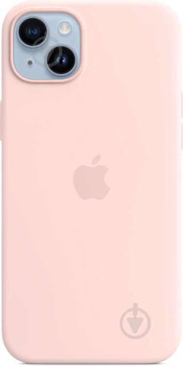 Чехол Apple Silicone Case with MagSafe для iPhone 14 Plus chalk pink(MPT73ZE/A) - фото 1