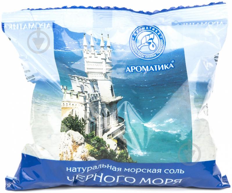 Соль для ванны Ароматика Натуральная соль Черного моря 500 г - фото 1