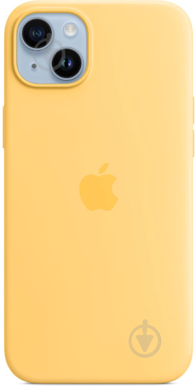 Чохол Apple Silicone Case with MagSafe для iPhone 14 Plus sunglow(MPTD3ZE/A) - фото 1