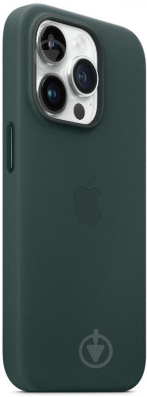 Чехол Apple Leather Case with MagSafe для iPhone 14 Pro forest green(MPPH3ZE/A) - фото 2