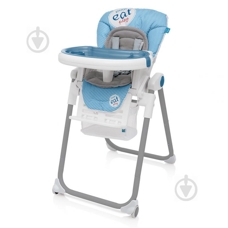 Стульчик для кормления Baby Design Lolly 03 Blue 299711 - фото 1