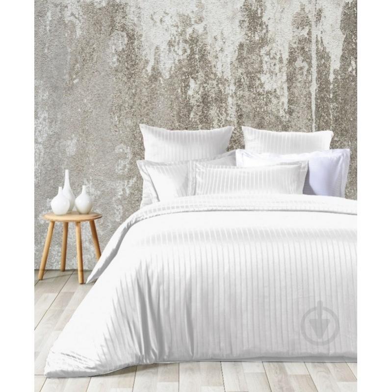 Комплект постельного белья Line White евро белый SoundSleep - фото 1