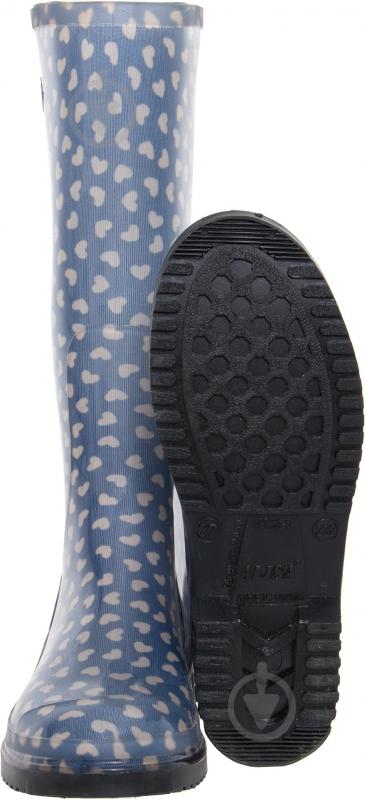 Сапоги Alisa Line Мини сердца р.37 А201 голубой - фото 3