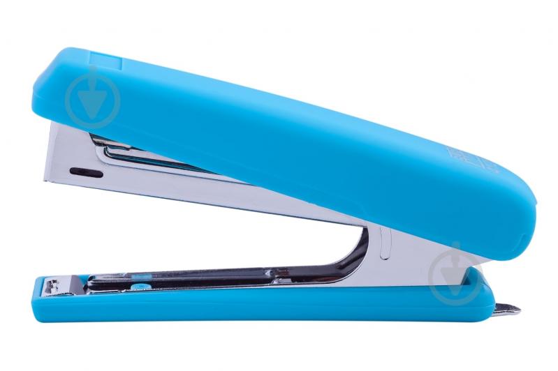 Степлер BM.4128-14 голубой Buromax - фото 1