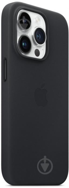 Чохол Apple Leather Case with MagSafe для iPhone 14 Pro midnight (MPPG3ZE/A) - фото 2