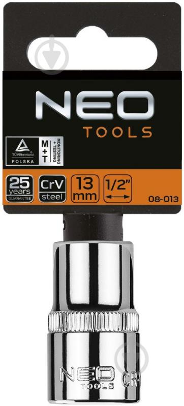 Головка NEO tools 8 мм 08-008 - фото 2