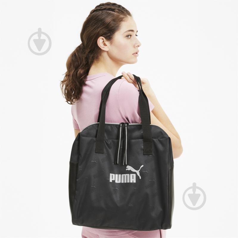 Сумка Puma WMN Core Up Large Shopper 07738701 20 л чорний - фото 3