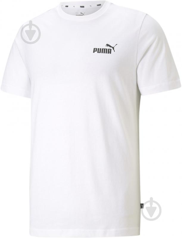 Футболка Puma ESS SMALL LOGO TEE 58666802 р.M белый - фото 1