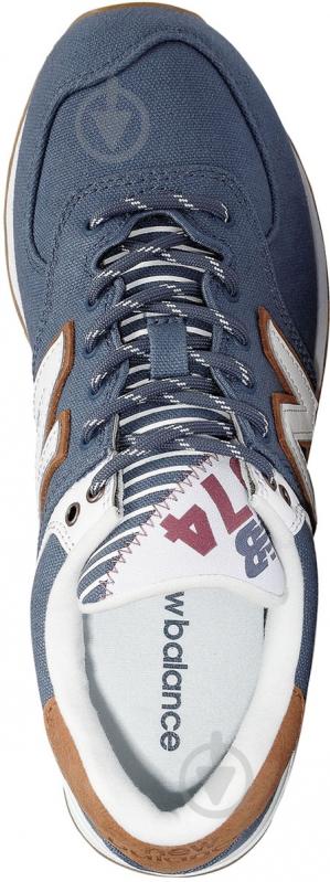 Кросівки New Balance 574 Canvas WL574SYD р.8 синій - фото 4