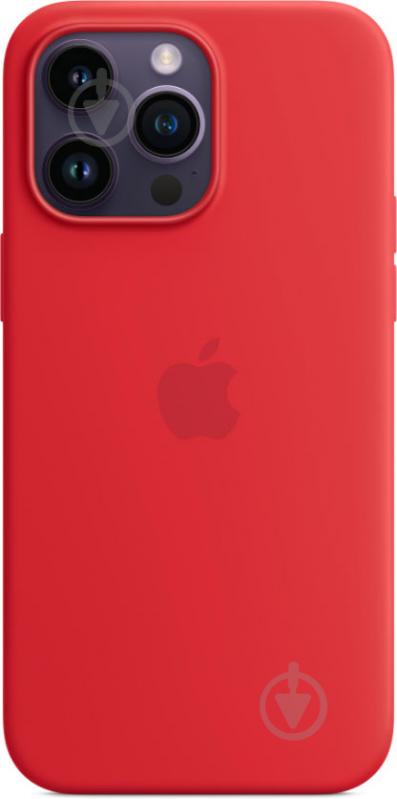 Чохол Apple Silicone Case with MagSafe для iPhone 14 Pro Max (product) red(MPTR3ZE/A) - фото 1