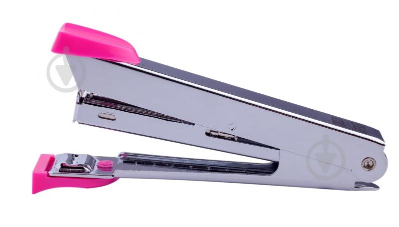 Степлер BM.4152-10 рожевий Buromax - фото 1