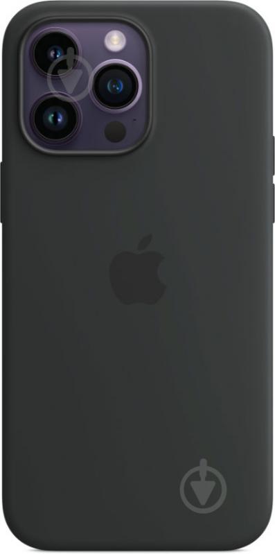 Чехол Apple Silicone Case with MagSafe для iPhone 14 Pro Max midnight(MPTP3ZE/A) - фото 1