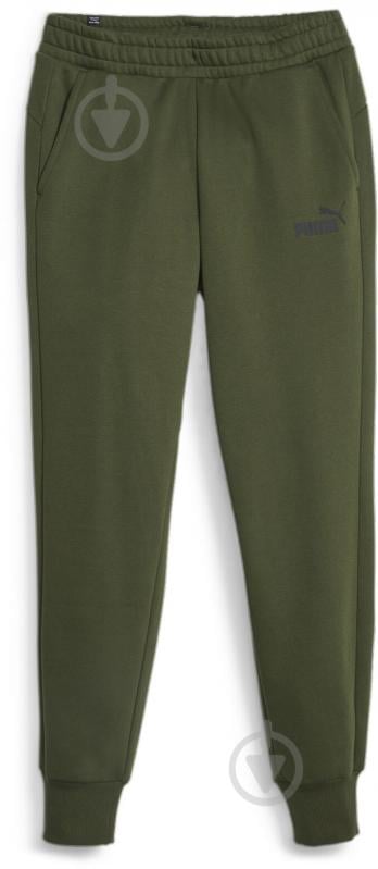 Брюки Puma ESS LOGO PANTS FL CL (S) 58671531 р. 3XL хаки - фото 1