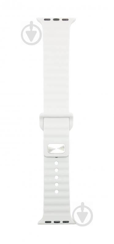 Ремешок Armorstandart Ribbed для Apple Watch 38-40 mm white ARM51978 - фото 1