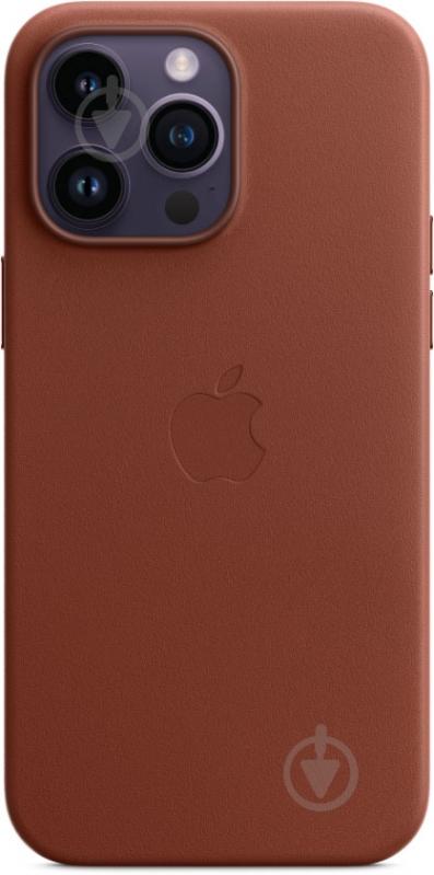 Чехол Apple Leather Case with MagSafe для iPhone 14 Pro Max umber(MPPQ3ZE/A) - фото 1