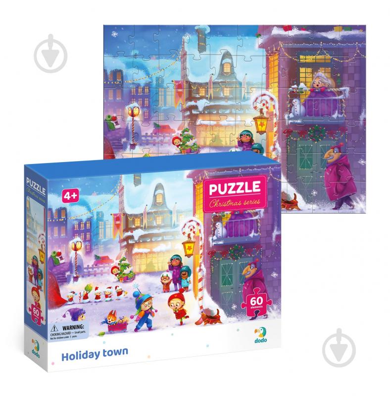 Пазлы DoDo Праздничный городок 300576 - фото 2