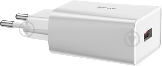 Зарядное устройство BASEUS 18W QC SingleU (CCFS-W02) белый - фото 4