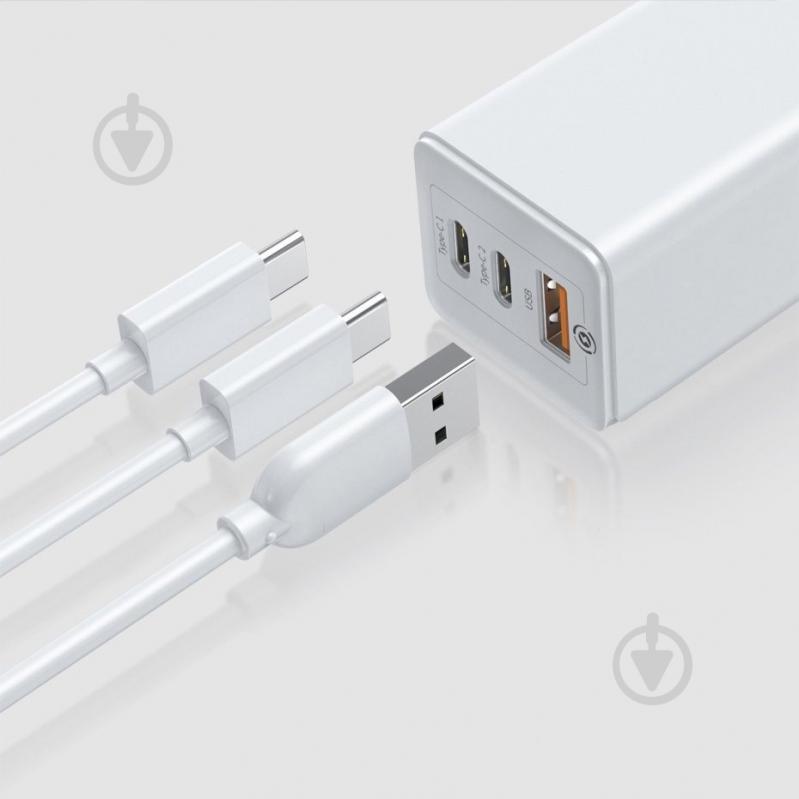 Зарядное устройство BASEUS GaN fast wall charger PPS 65W (CCGAN-B02) - фото 3