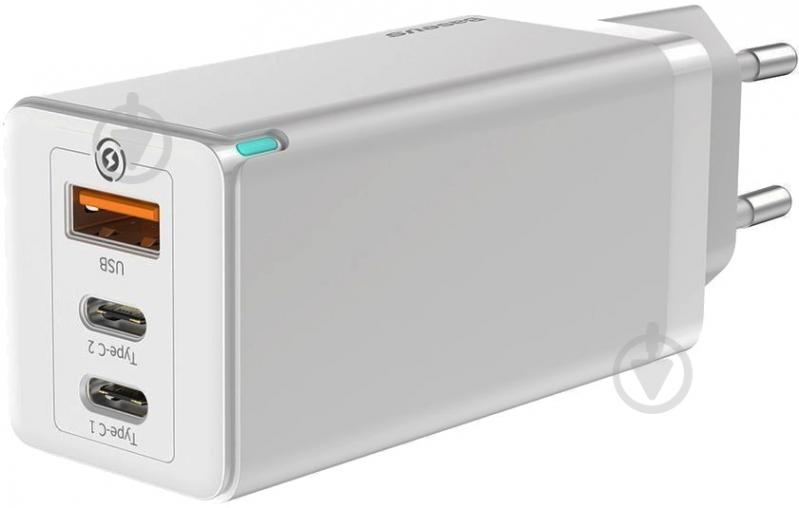 Зарядное устройство BASEUS GaN fast wall charger PPS 65W (CCGAN-B02) - фото 2
