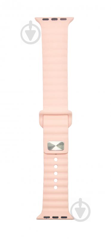 Ремінець Armorstandart Ribbed для Apple Watch 42-44 mm pink ARM51985 - фото 1