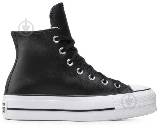 Кросівки жіночі демісезонні Converse CHUCK TAYLOR ALL STAR LIFT 561675C р.36,5 чорні - фото 1