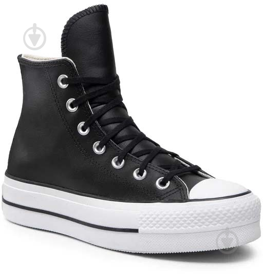 Кросівки жіночі демісезонні Converse CHUCK TAYLOR ALL STAR LIFT 561675C р.36,5 чорні - фото 2