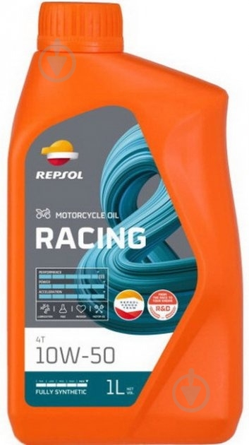 ᐉ Моторное масло Repsol RACING 4T 10W-50 1 л (RPP2000NHC) • Купить в ...