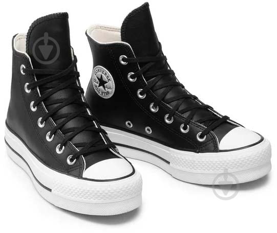 Кросівки жіночі демісезонні Converse CHUCK TAYLOR ALL STAR LIFT 561675C р.38 чорні - фото 3