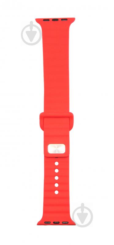 Ремешок Armorstandart Ribbed для Apple Watch 42-44 mm red ARM51984 - фото 1