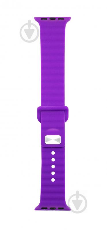 Ремінець Armorstandart Ribbed для Apple Watch 42-44 mm Ultraviolet ARM51982 - фото 1