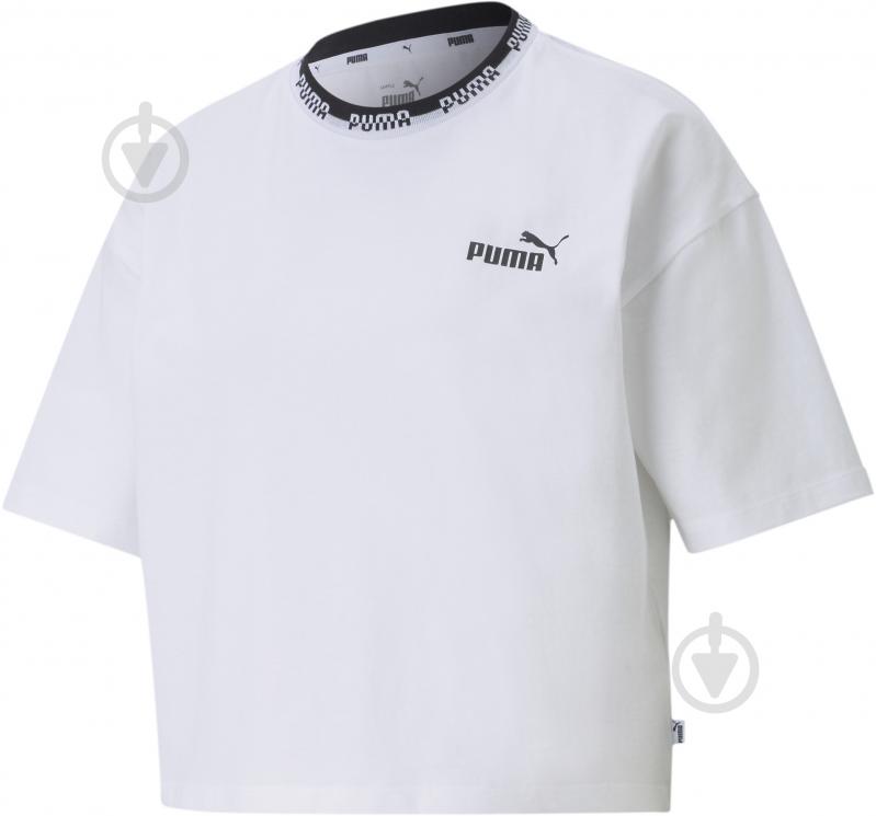 Футболка Puma AMPLIFIED Tee 58590302 р.M белый - фото 2