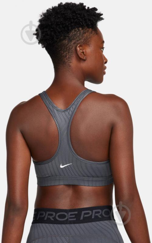 Бра Nike W NP SWSH LGT SPT AOP BRA FN4708-060 р.XL серый - фото 2