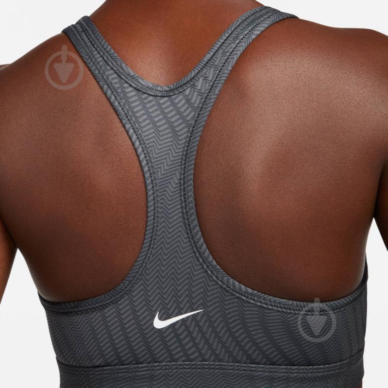 Бра Nike W NP SWSH LGT SPT AOP BRA FN4708-060 р.XL серый - фото 4