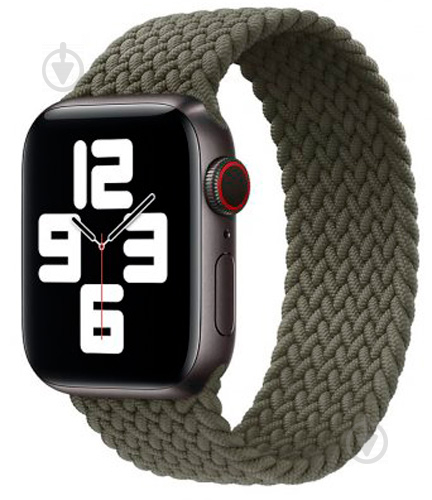 Ремінець Armorstandart Braided Solo Loop для Apple Watch 38mm/40mm Inverness Green Size 4 ARM58064 - фото 3