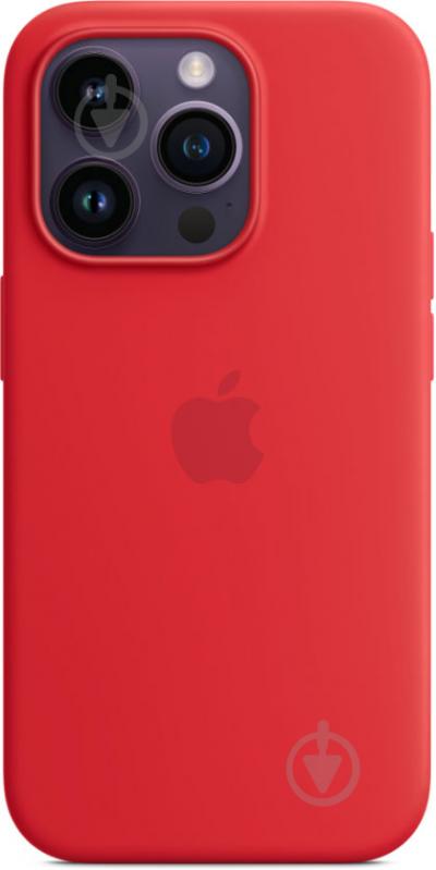 Чохол Apple Silicone Case with MagSafe для iPhone 14 Pro (product) red(MPTG3ZE/A) - фото 1