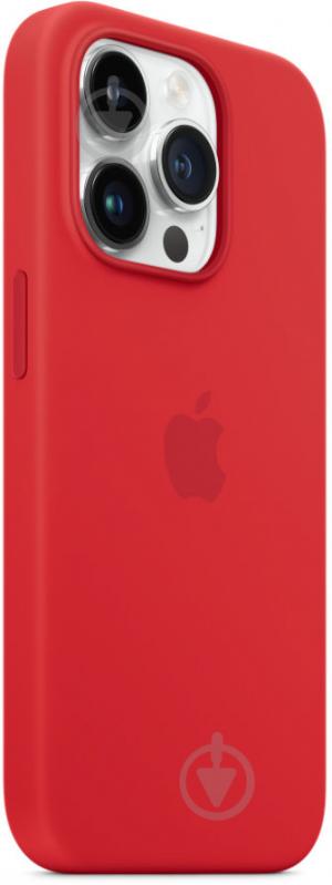 Чохол Apple Silicone Case with MagSafe для iPhone 14 Pro (product) red(MPTG3ZE/A) - фото 2