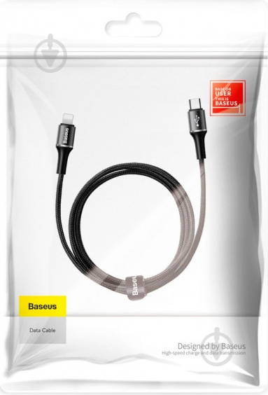 Кабель BASEUS USB – Apple Lightning 1 м black Halo 18W - фото 4
