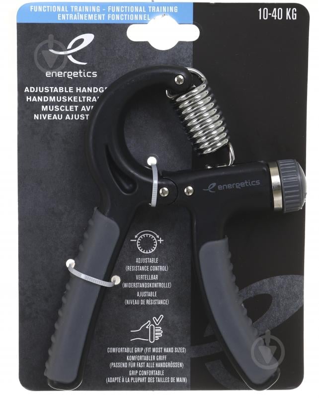 Еспандер Energetics Adjustable Handgrip 1.0 270685-901050 чорний - фото 3