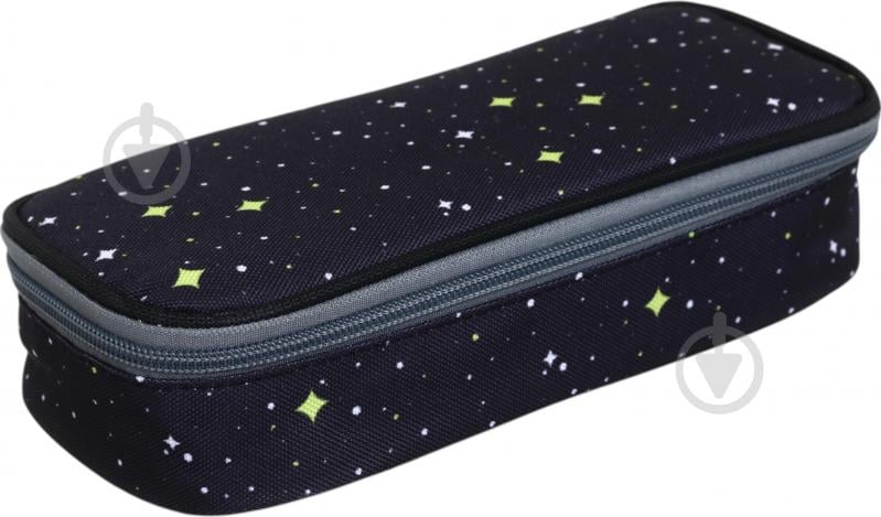 Пенал шкільний 22х10х5,5 см NINGBO JOHNSHEN STATIONERY CO.,LTD чорний - фото 2 Пенал шкільний 22х10х5,5 см NINGBO JOHNSHEN STATIONERY CO.,LTD чорний - фото 2