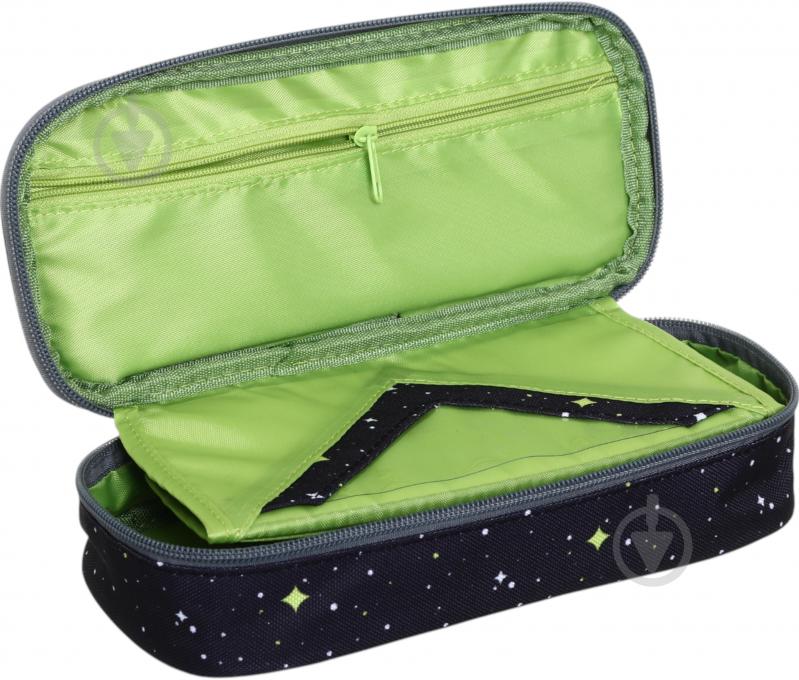 Пенал шкільний 22х10х5,5 см NINGBO JOHNSHEN STATIONERY CO.,LTD чорний - фото 3 Пенал шкільний 22х10х5,5 см NINGBO JOHNSHEN STATIONERY CO.,LTD чорний - фото 3