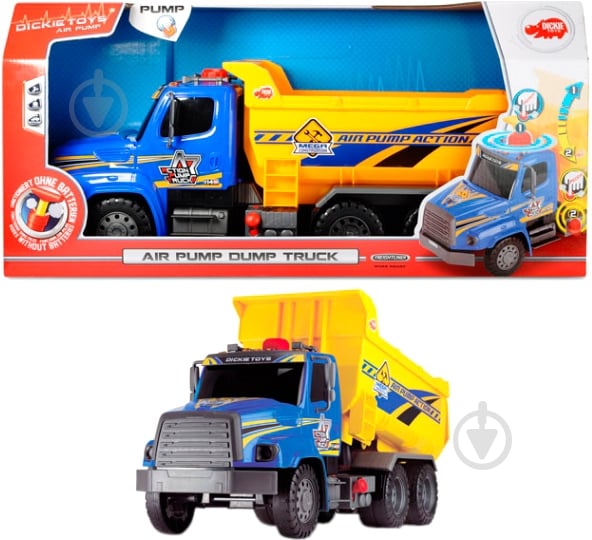Игрушка Dickie Toys Самосвал 3809012 - фото 1 Игрушка Dickie Toys Самосвал 3809012 - фото 1