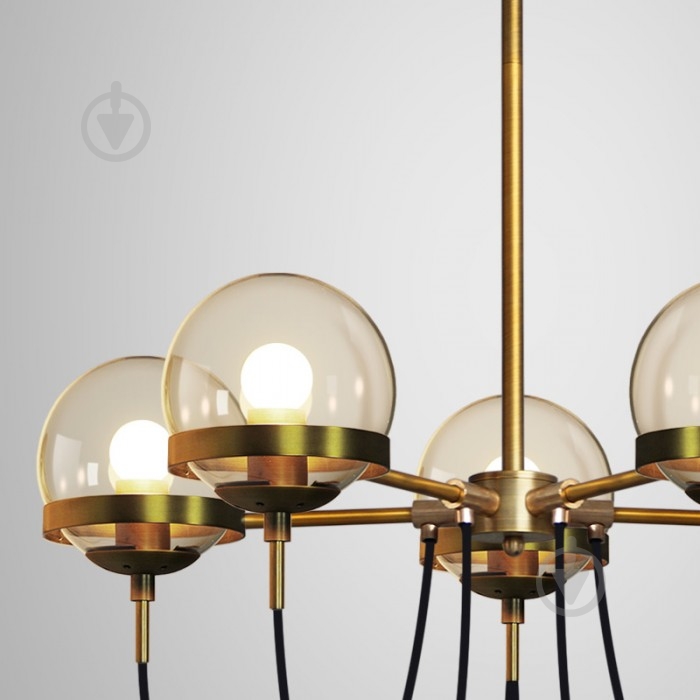 ВІТРИНА! Люстра підвісна Altalusse INL-5123P-05 5x40 Вт E27 золото - фото 2