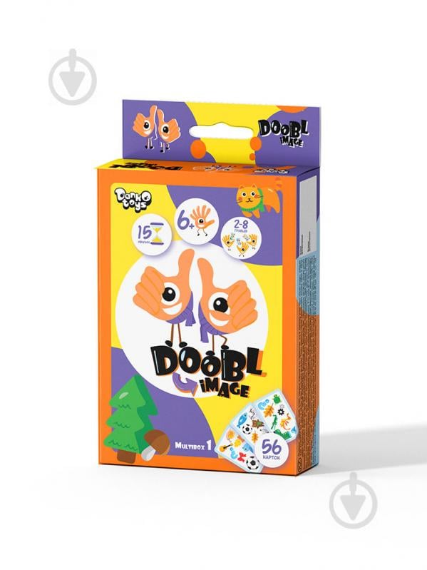 Игра настольная Danko Toys Doobl Image мини укр. Multibox 1 DBI-02-01U - фото 1