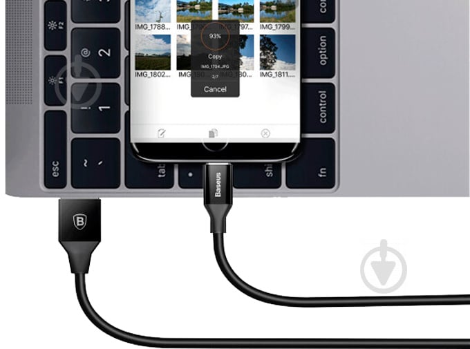 Кабель BASEUS USB – microUSB 1,5 м black Yiven - фото 4