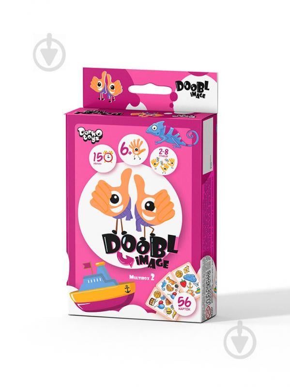 Гра настільна Danko Toys Doobl Image міні укр. Multibox 2 DBI-02-02U - фото 1